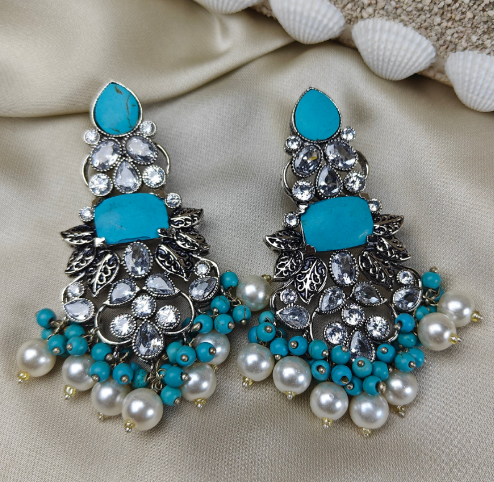 Sheosar Silver Earrings