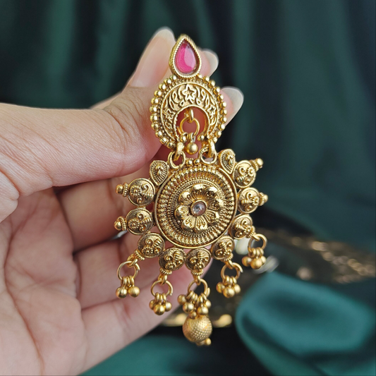 Ujala Matt Gold Earrings