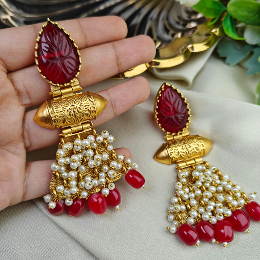 Alia Ruby Earrings