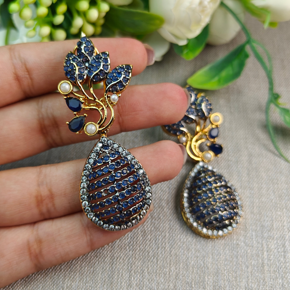 Sapphire Haze Earrings