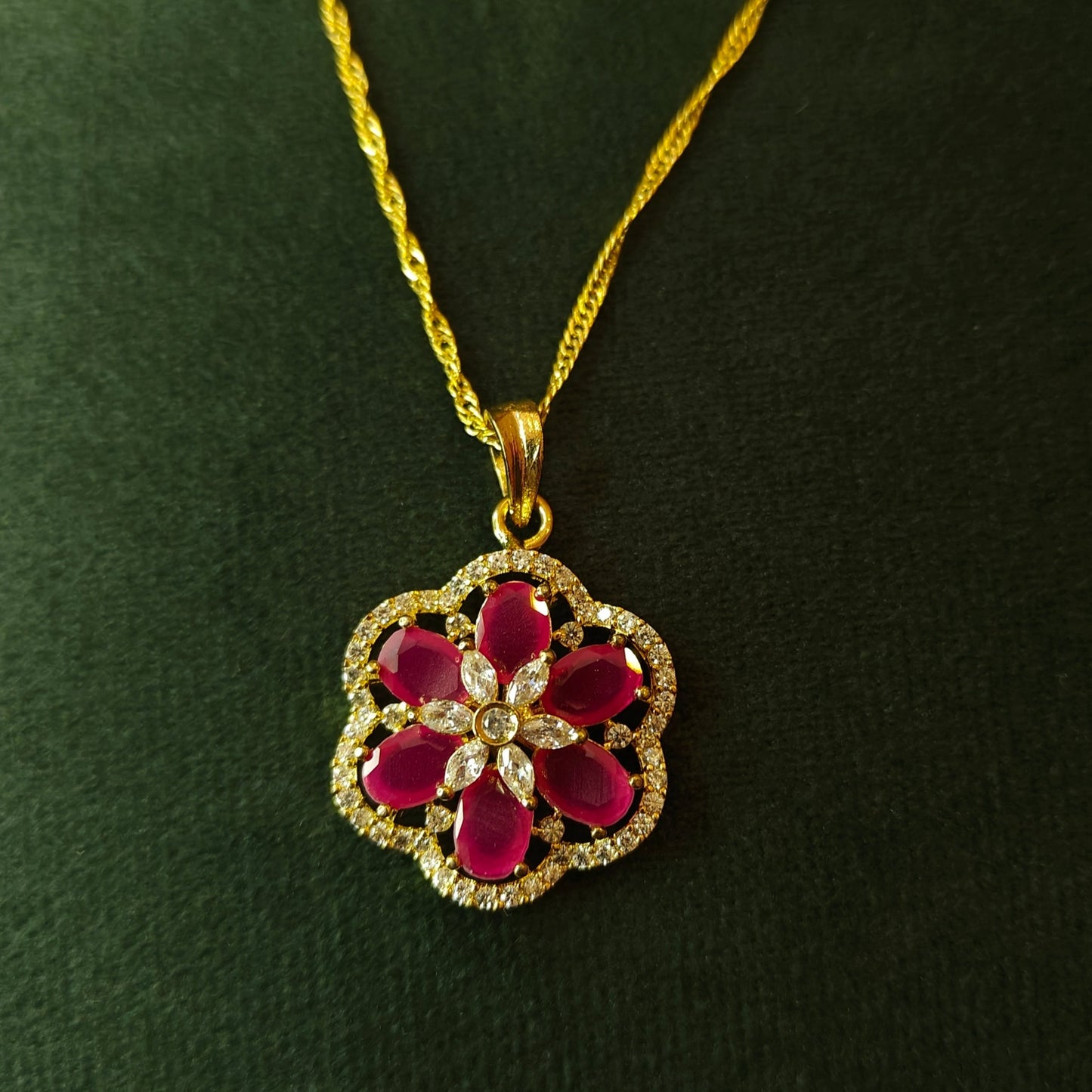Magenta Rose Set