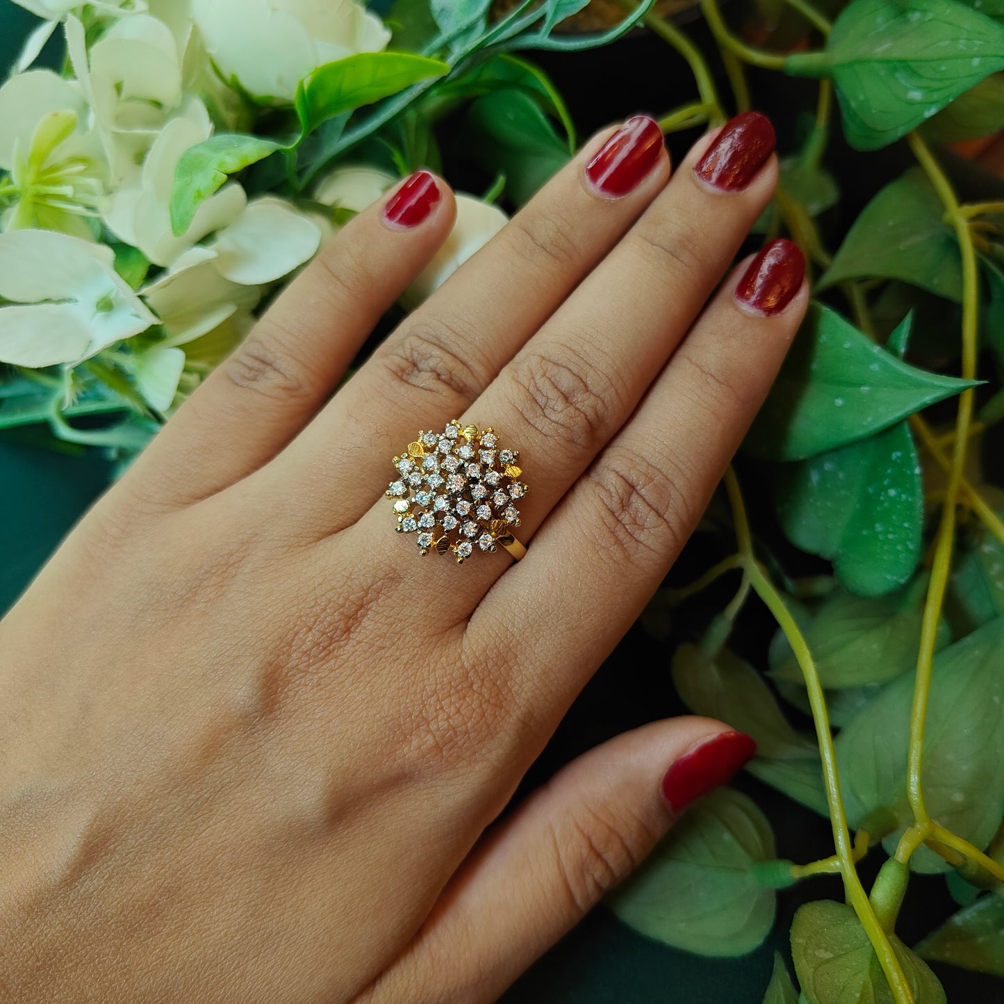 Jahanara Zircon Ring