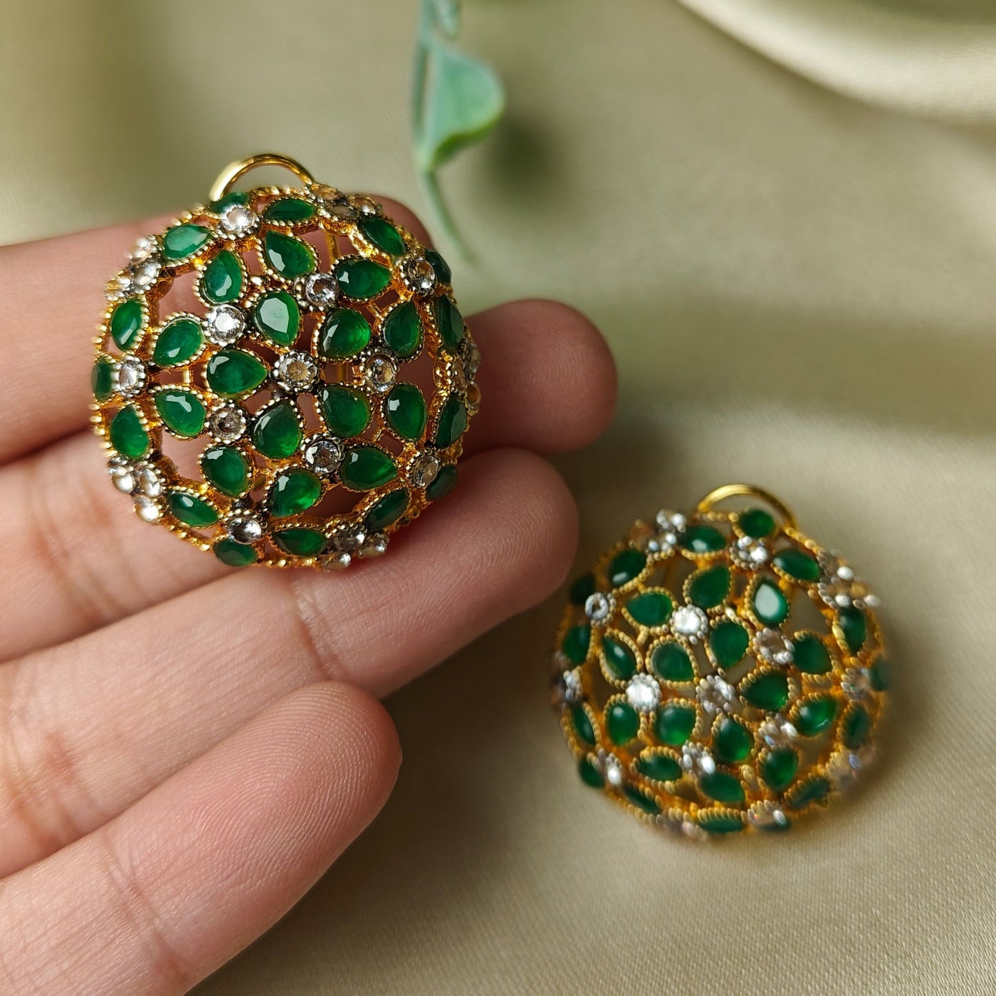 Emerald Gilded Domes