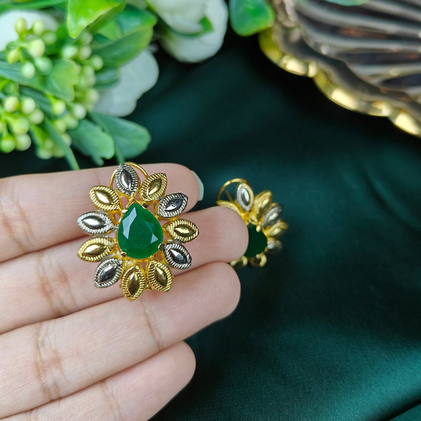 Jade Luxe Studs