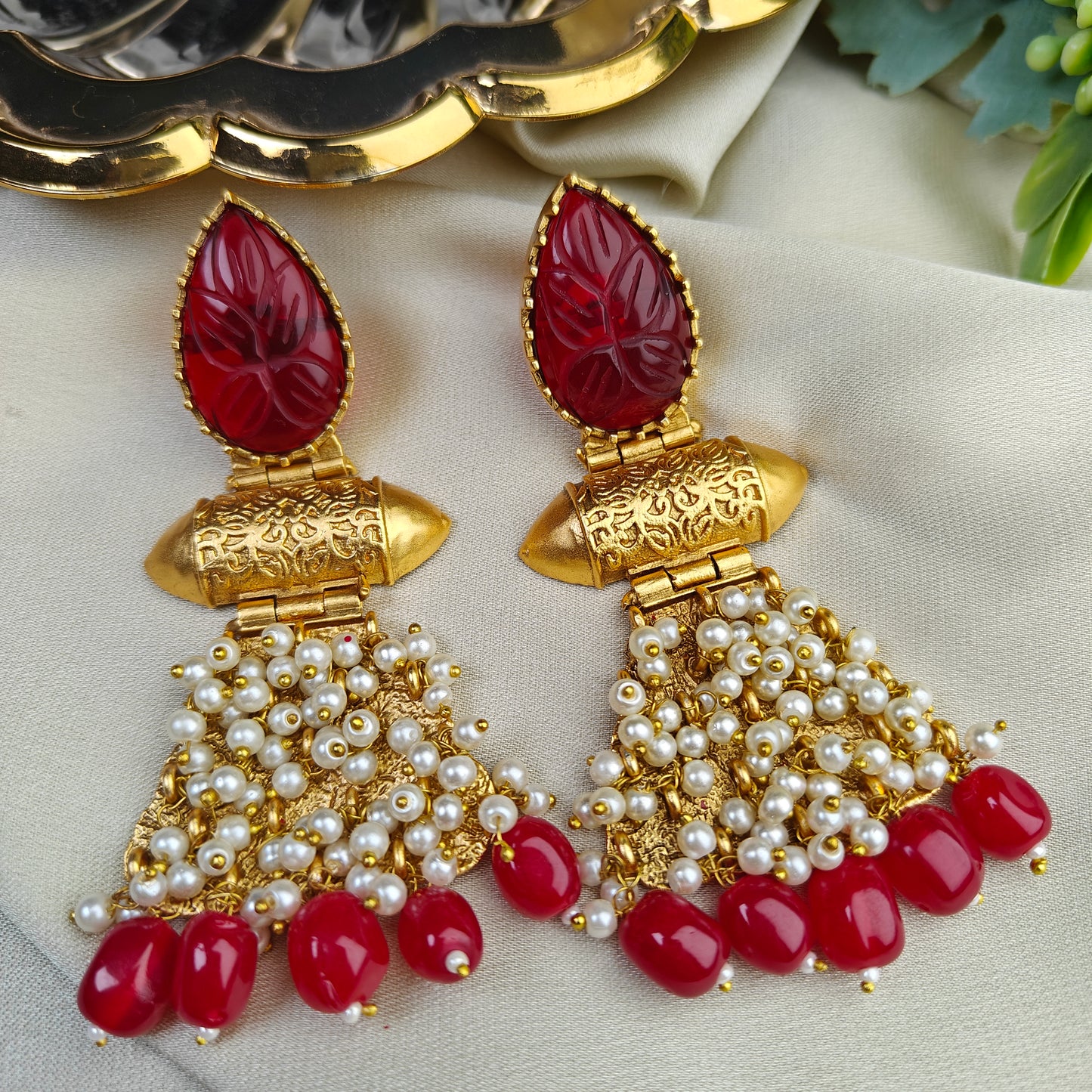 Alia Ruby Earrings