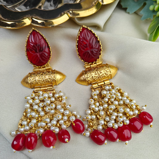 Alia Ruby Earrings
