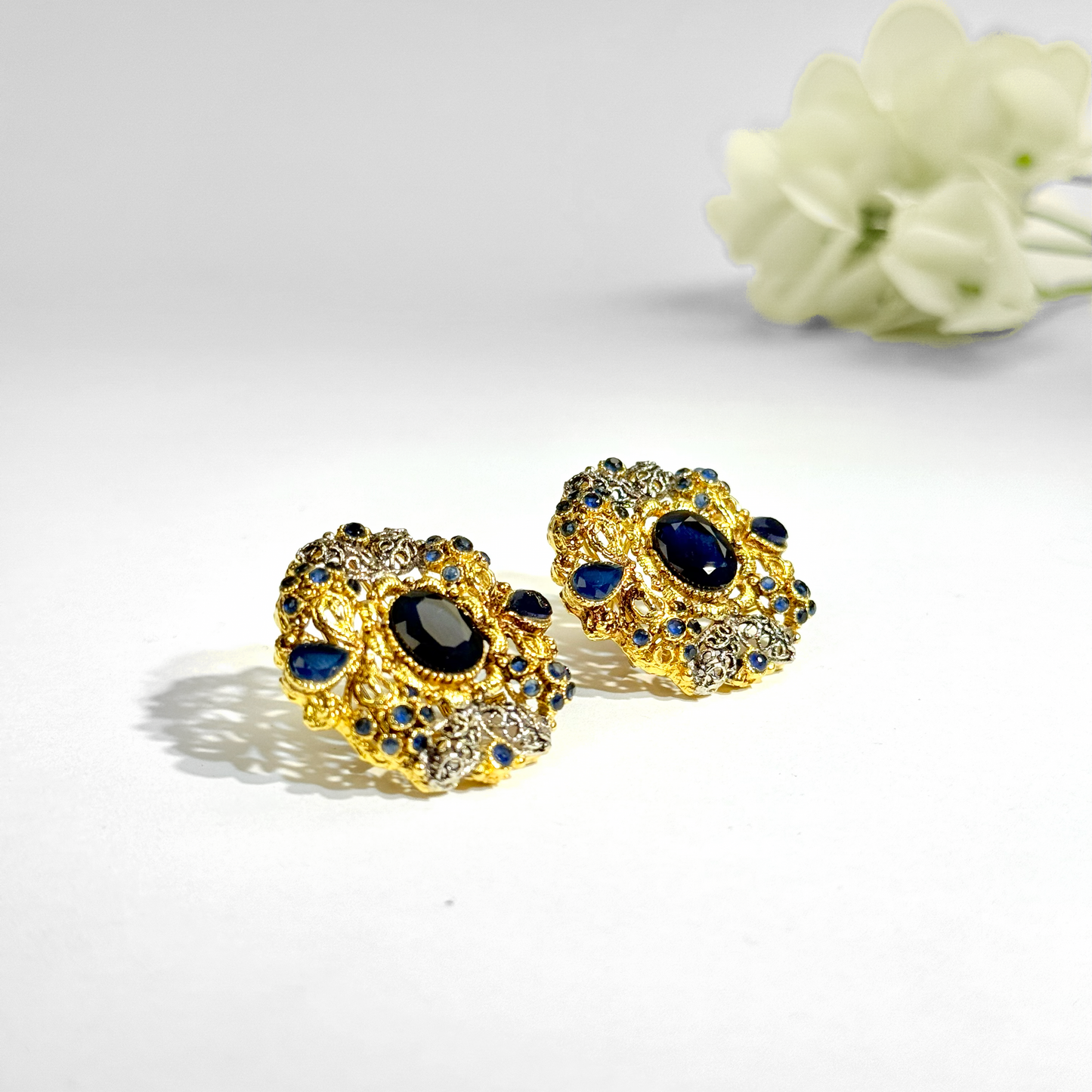 Royal Midnight Stud Earrings