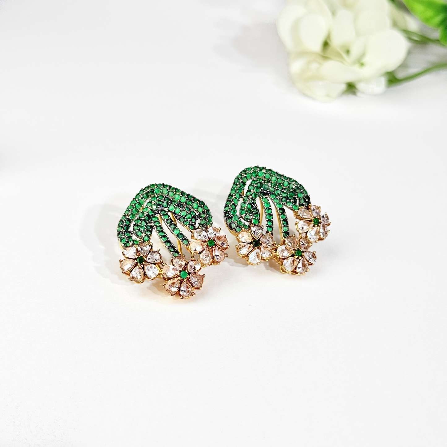 Resham Zircon Earrings