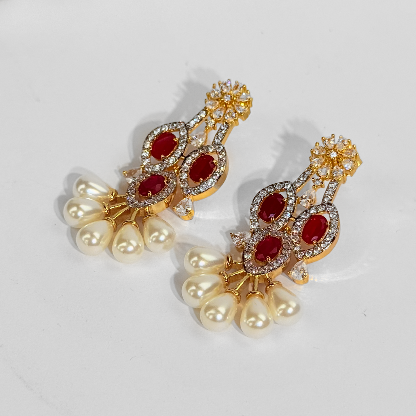 Opulent Pearl Shine Earrings
