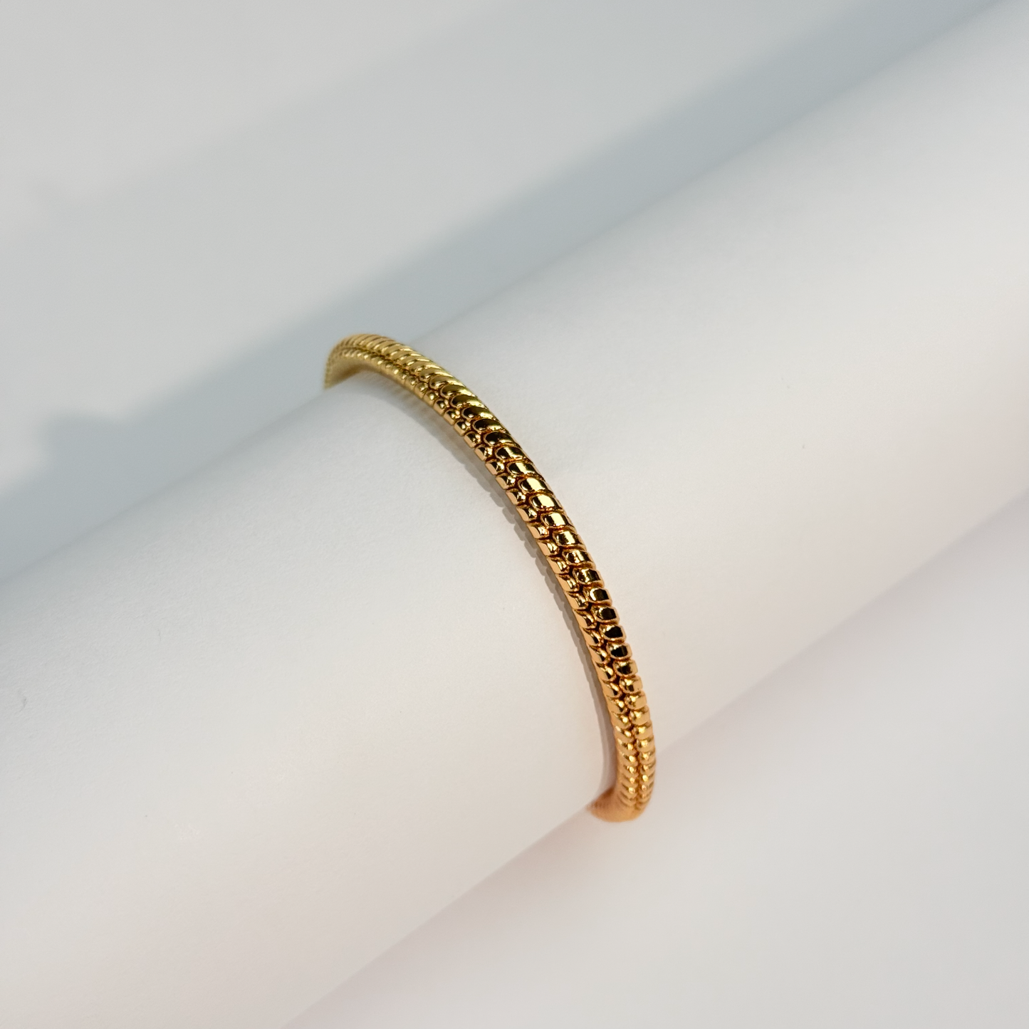 Golden Serpent Sleek Anklet