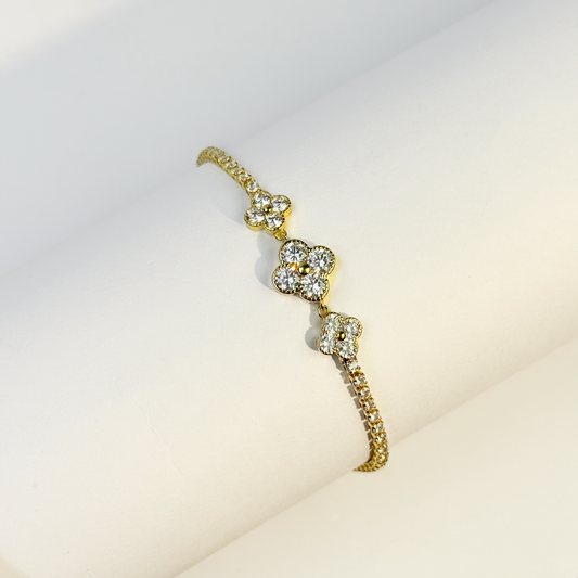 Crystal Bloom Elegance Bracelet