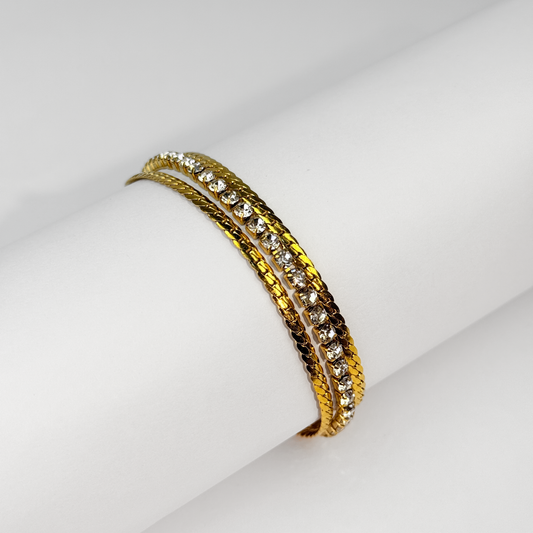 Luxe Dual-Glow Diamond Bracelet