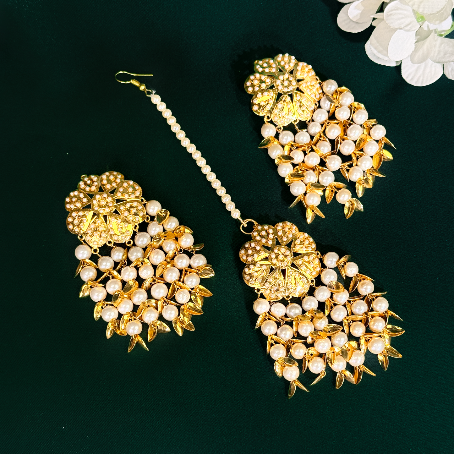 Nazneen Jhumka & Teeka Set