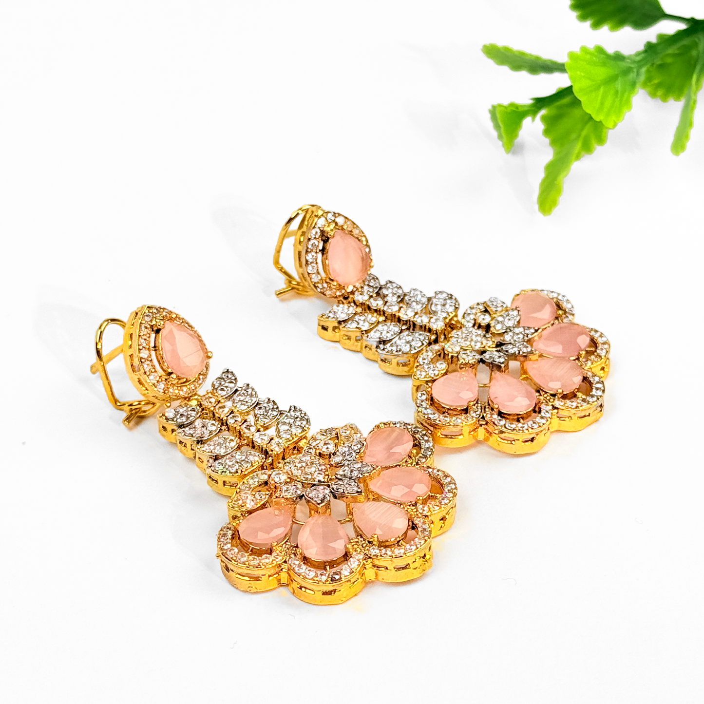 Peach Crystal Bloom