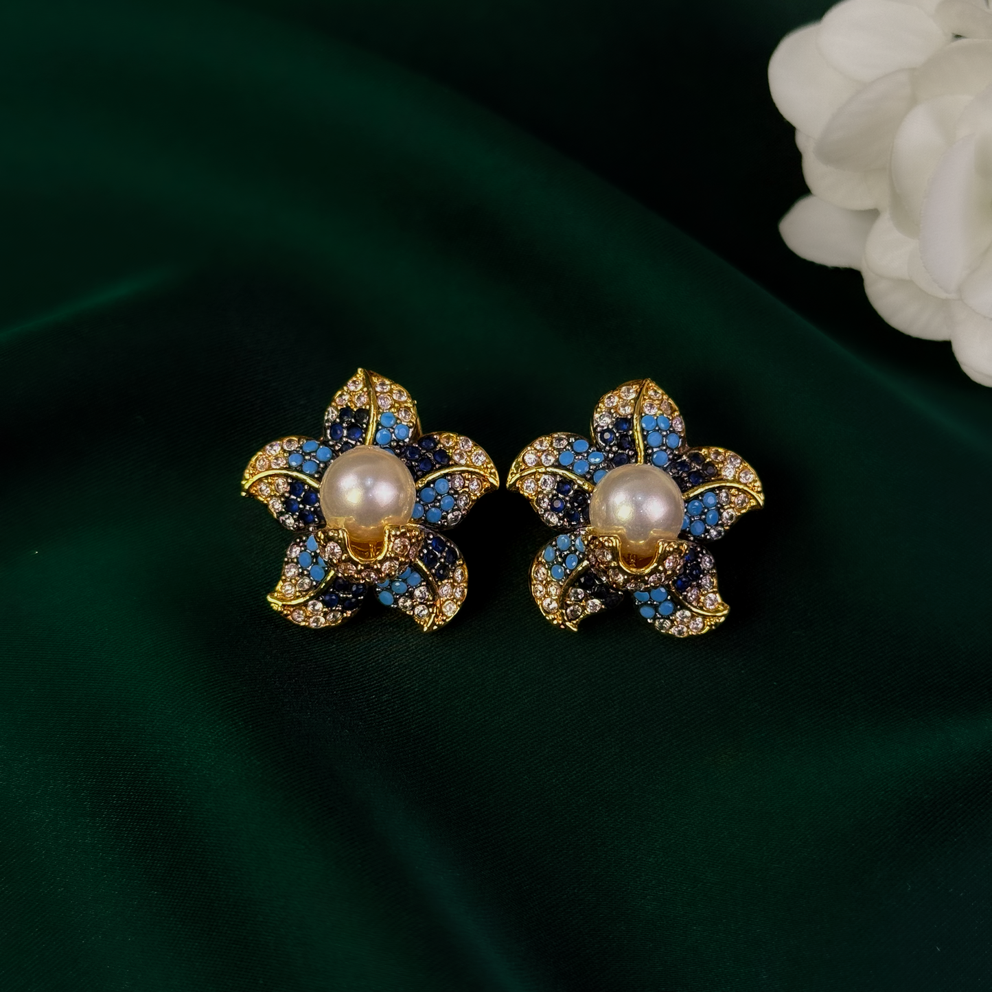 Ocean Bloom Studs