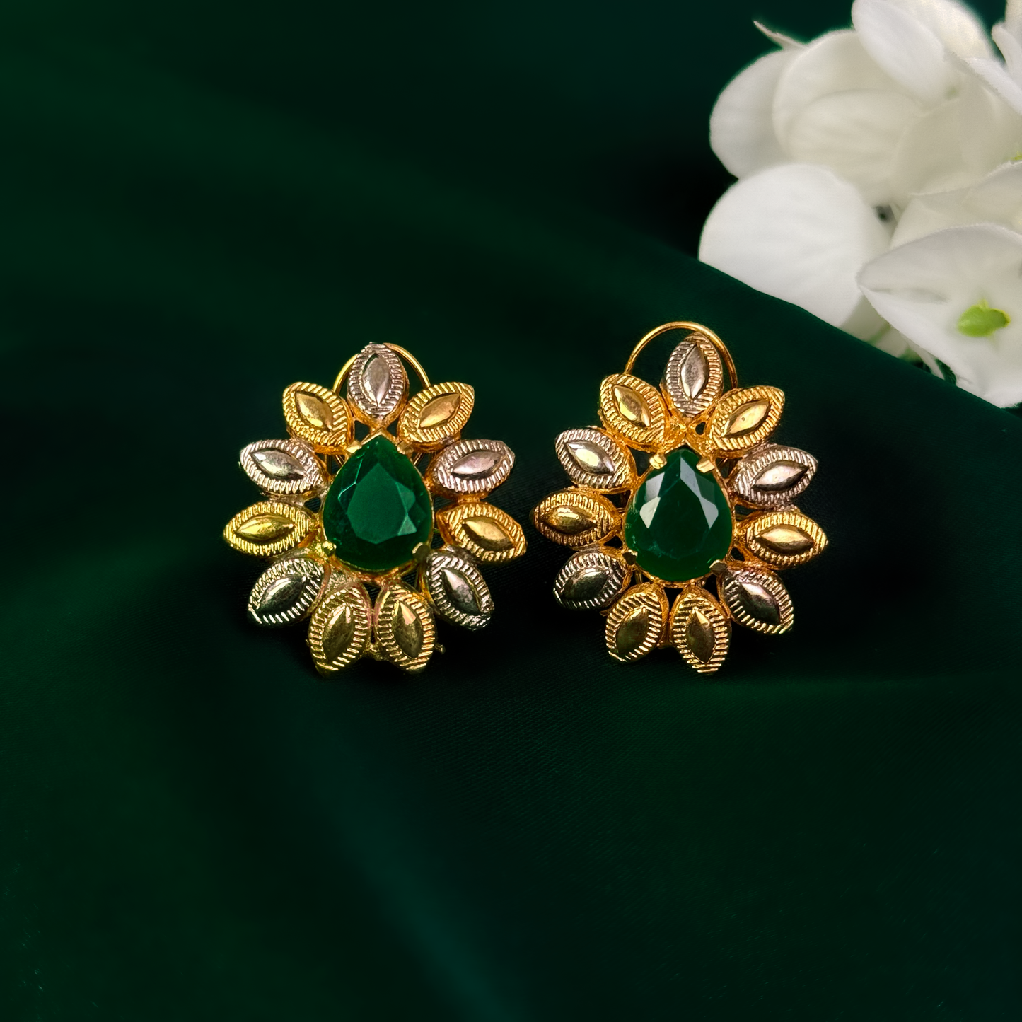 Jade Luxe Studs