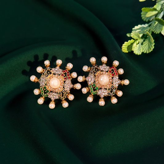 Satrangi Noor Studs