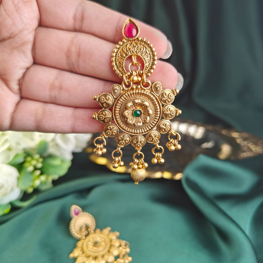 Ghazala Matt Gold Earrings