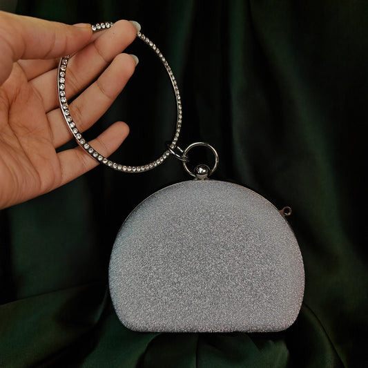 Silver Celestial Clutch