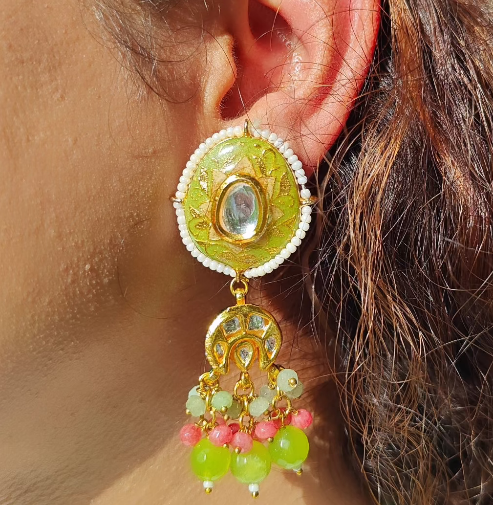Jan-e-Jahan Kundan Earrings