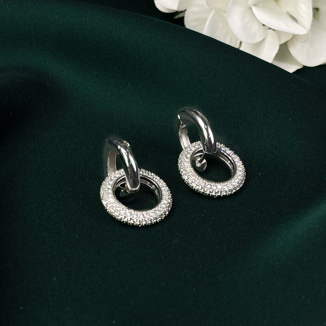 Silver Hoops