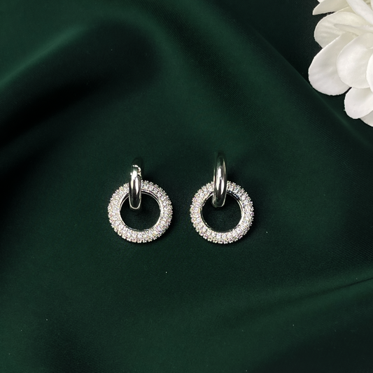 Silver Hoops