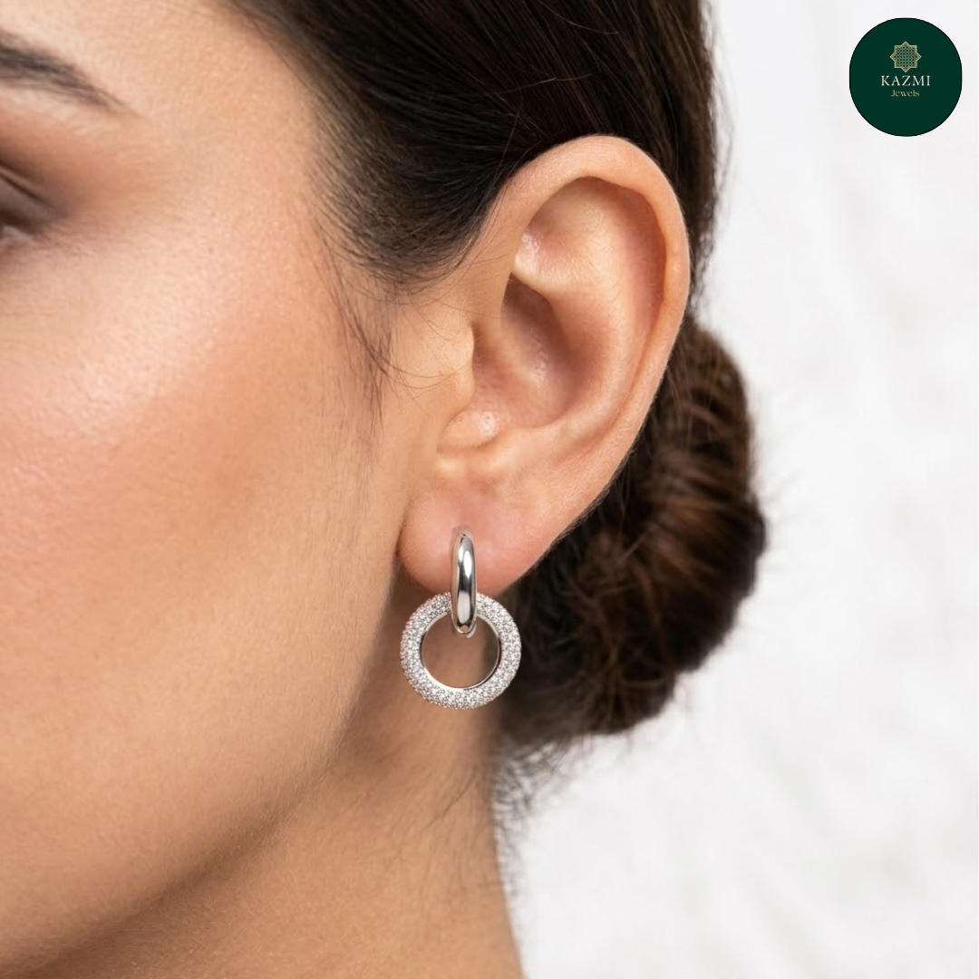 Silver Hoops