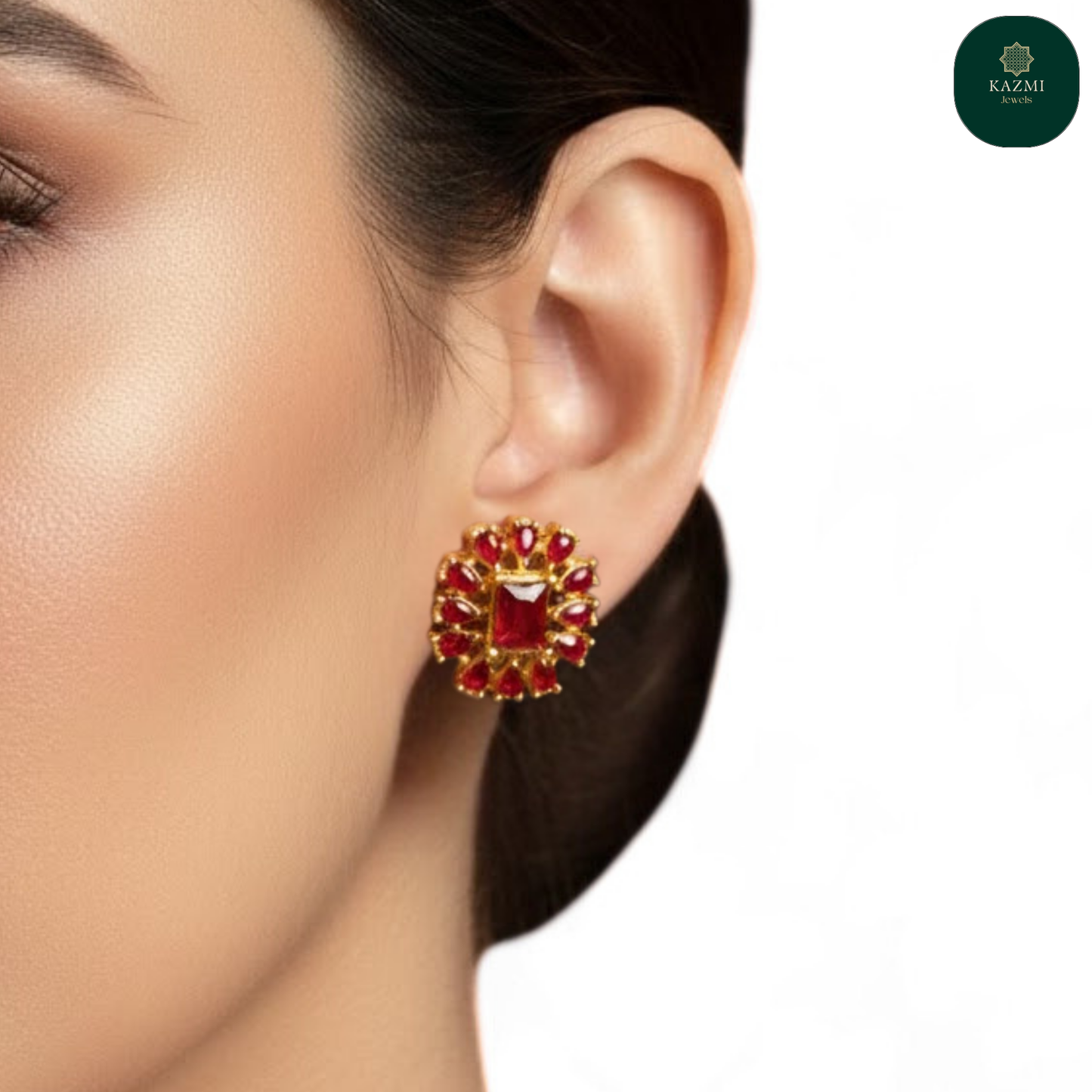 Scarlet Radiance Earrings