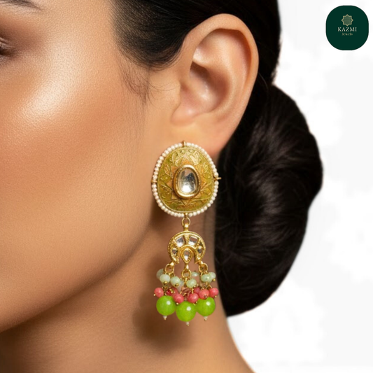 Mehreen Kundan Stud Earrings