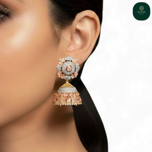 Blush Lotus Jhumkay