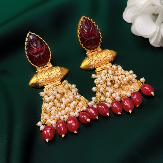 Alia Ruby Earrings