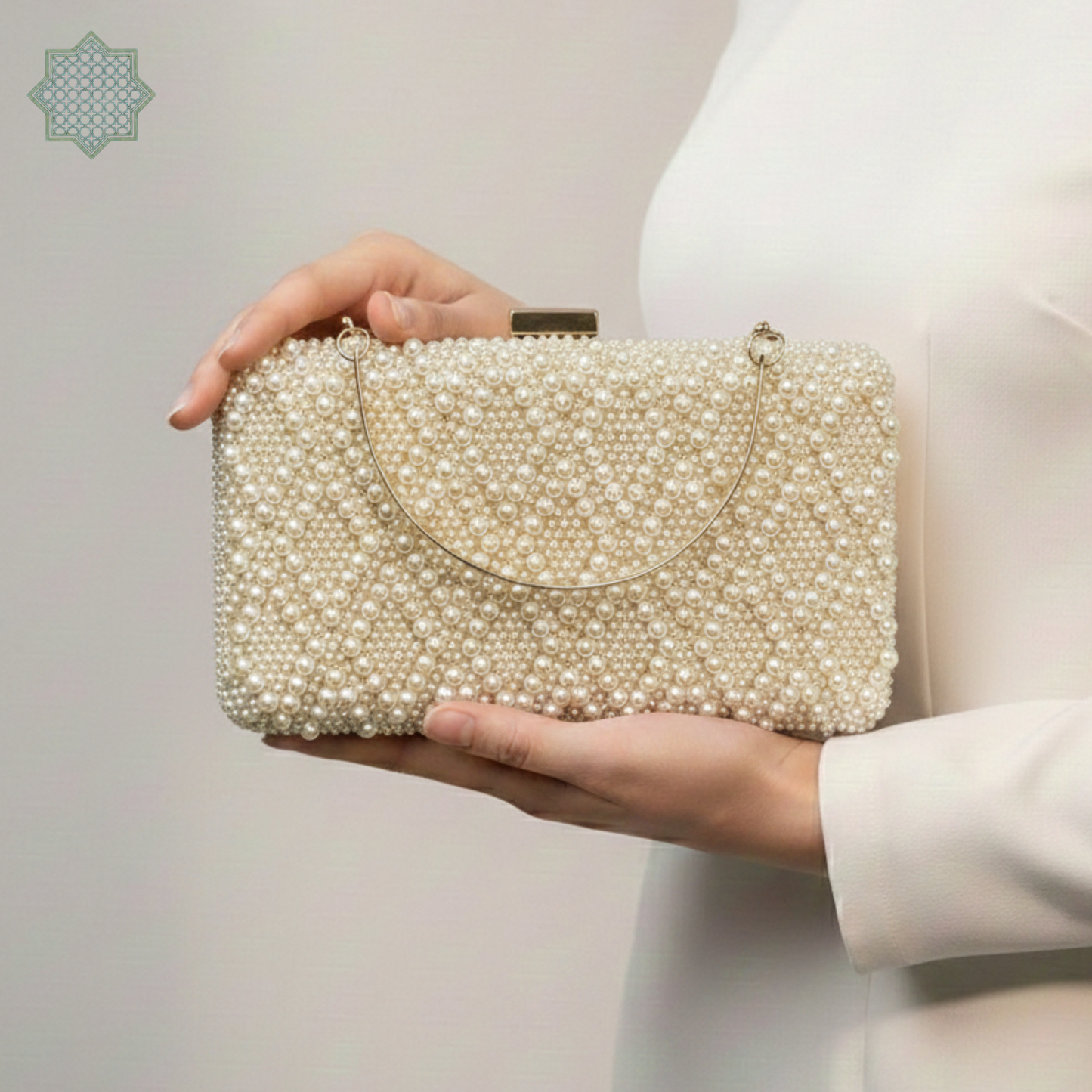 Pearl Royale Luxury Evening Clutch