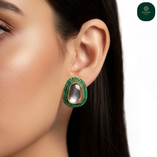 Emerald Zircon Reflections