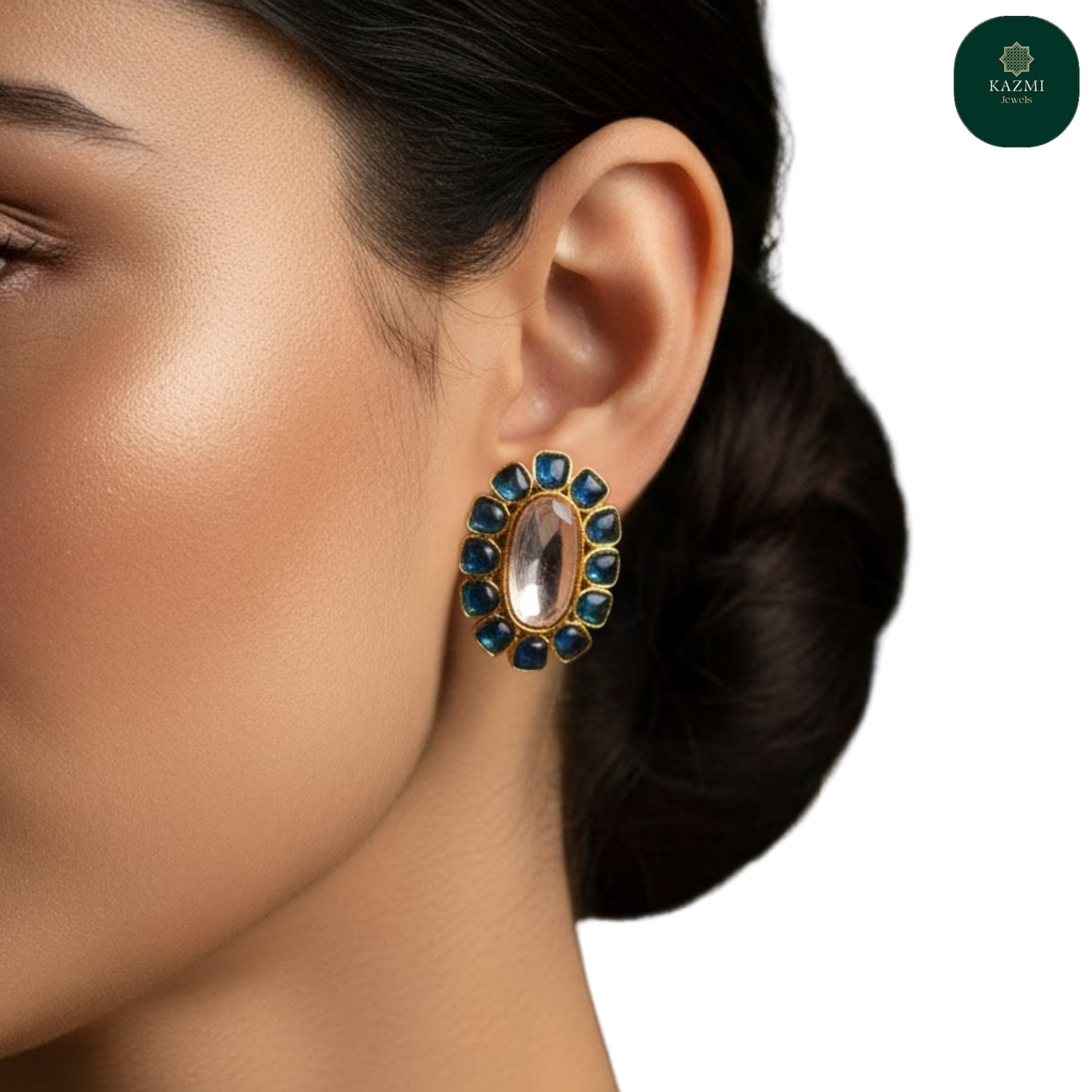 Neelum Kundan Studs