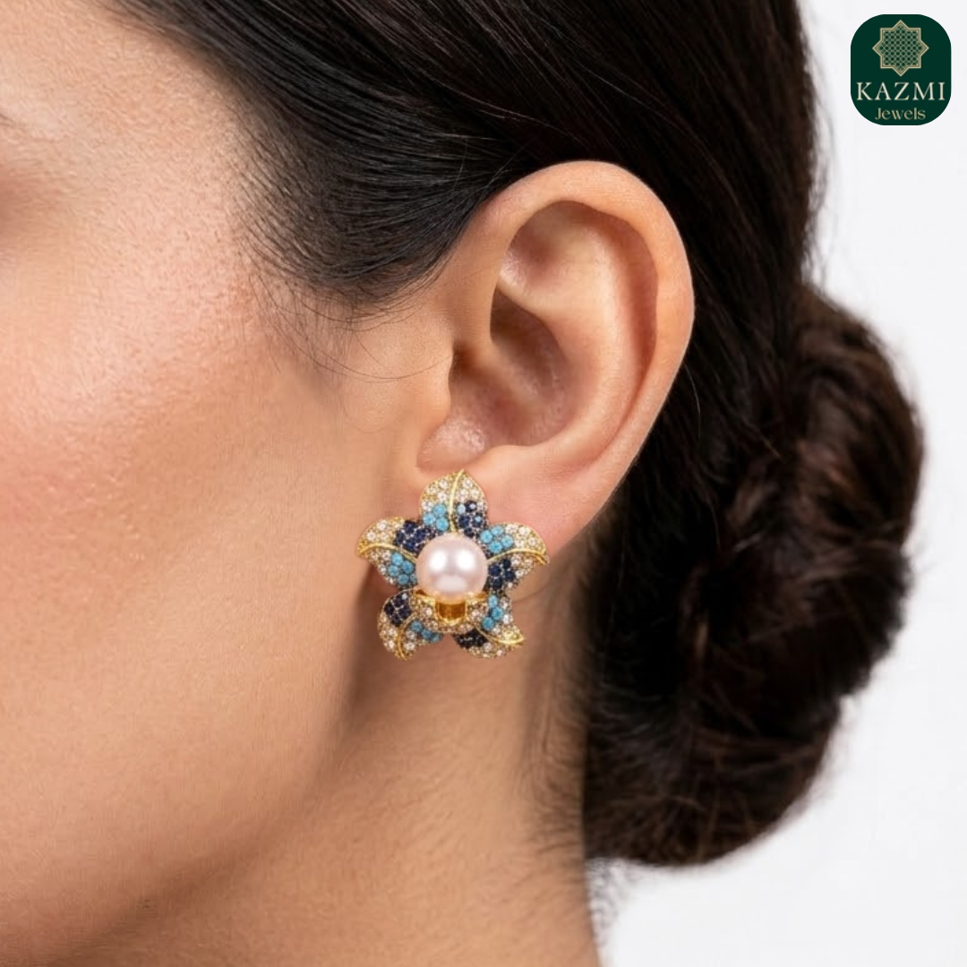 Ocean Bloom Studs