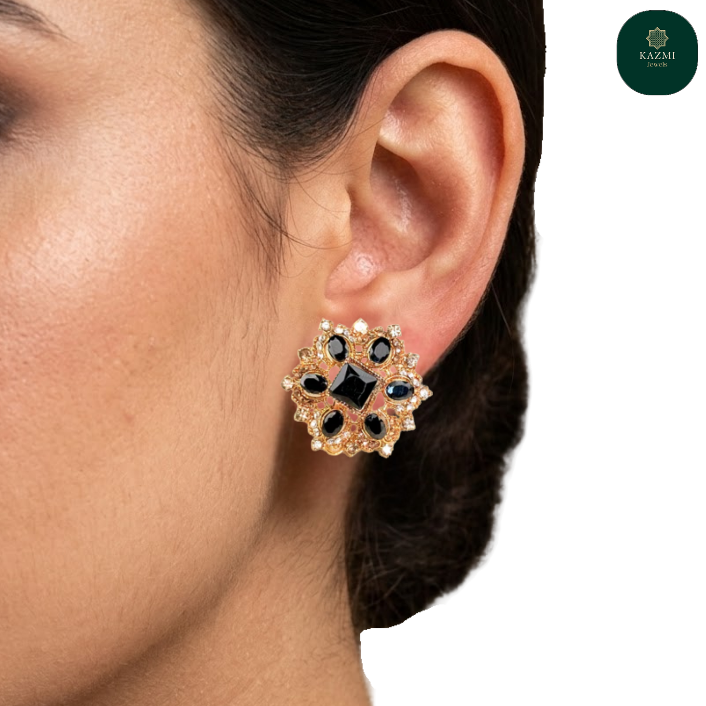 Midnight Luxe Stud Earrings