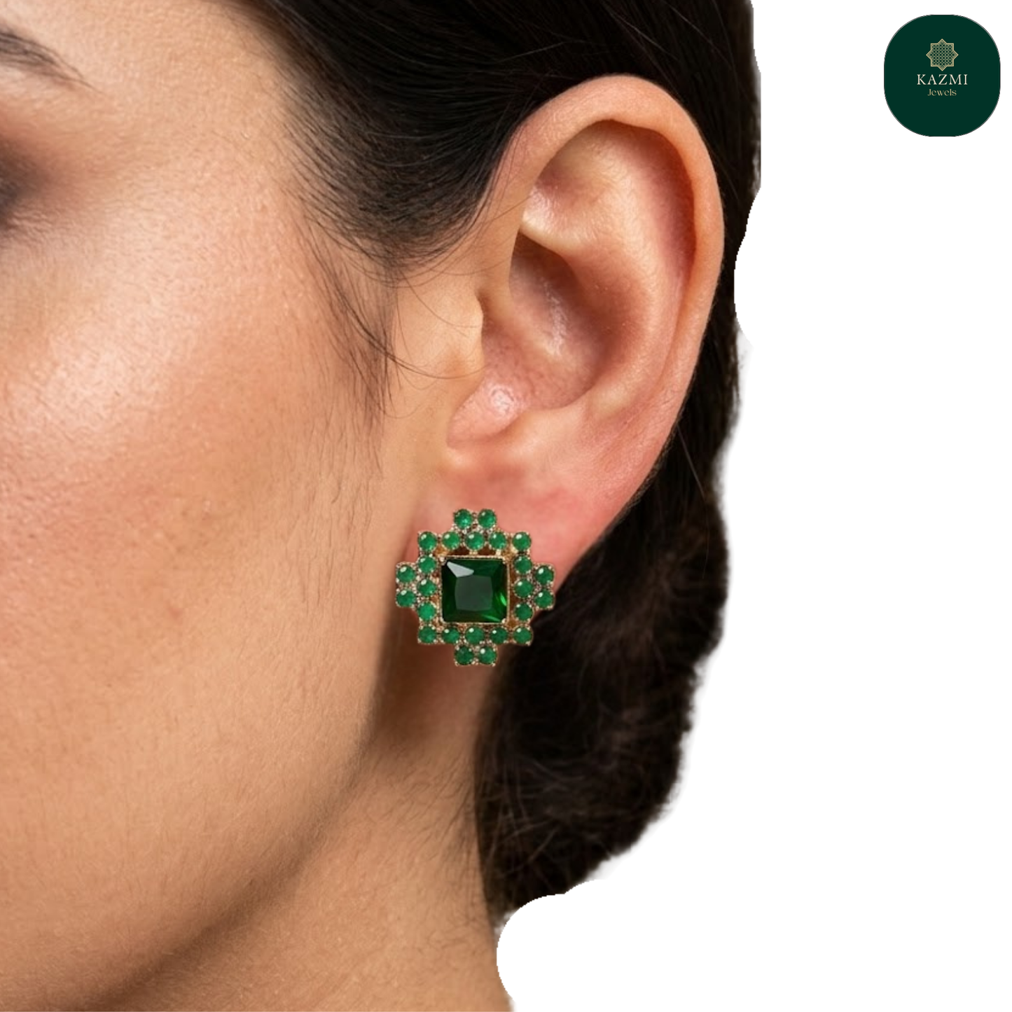 Jade Luxe Studs
