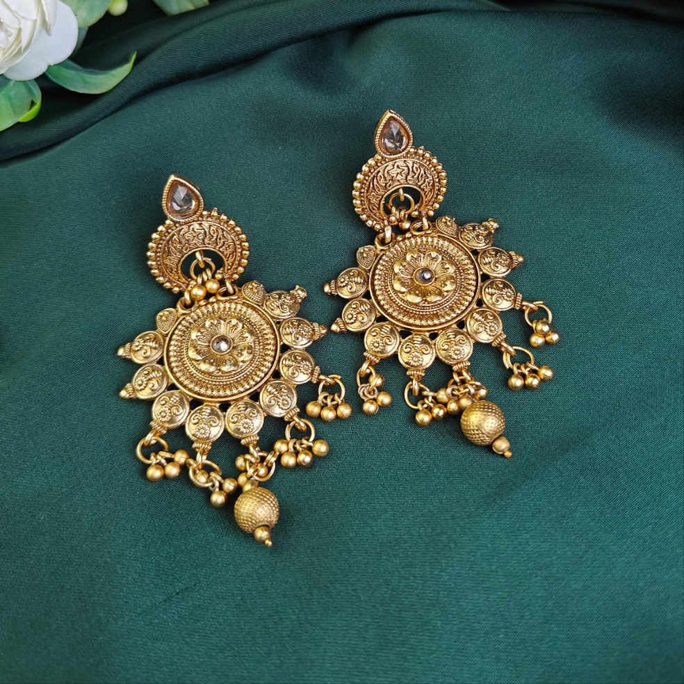 Kiran Matt Gold Earrings