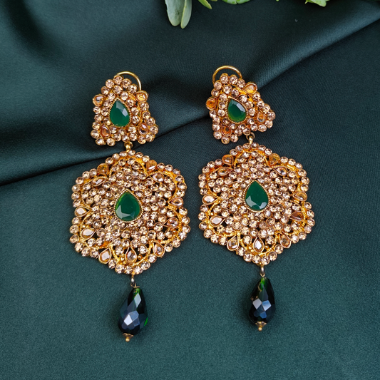 Almas Emerald Jhumke