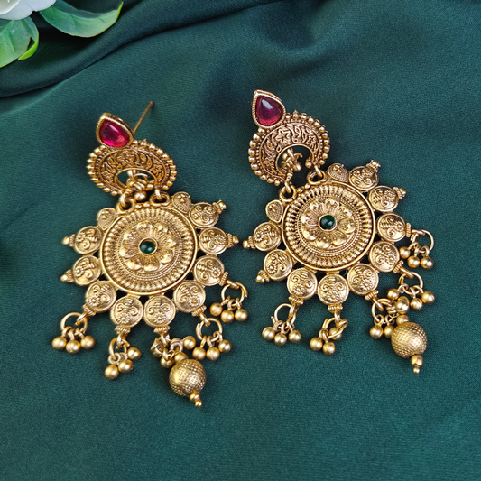 Ghazala Matt Gold Earrings