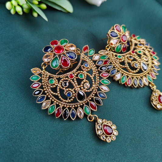 Pachrangi Sultana Earrings