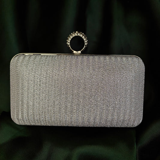 Silver Starlight Clutch