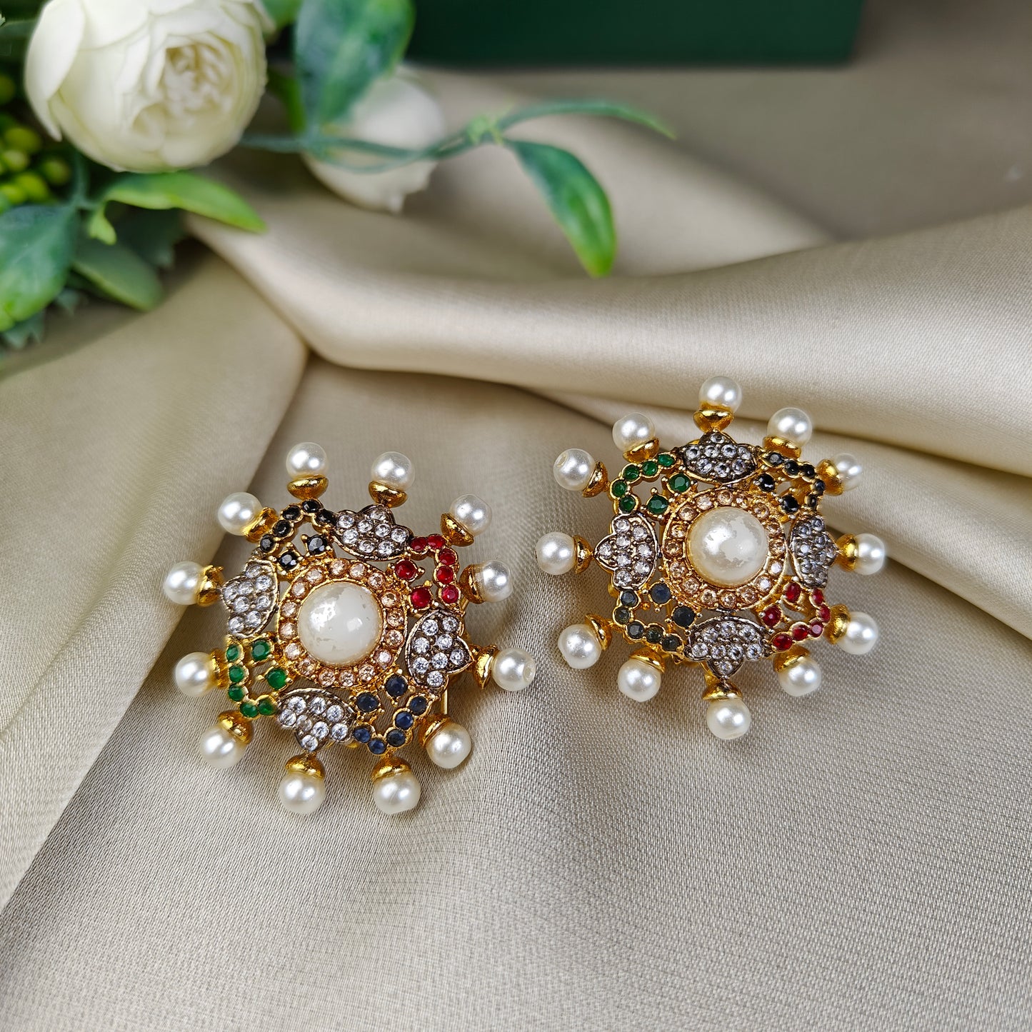 Satrangi Noor Studs