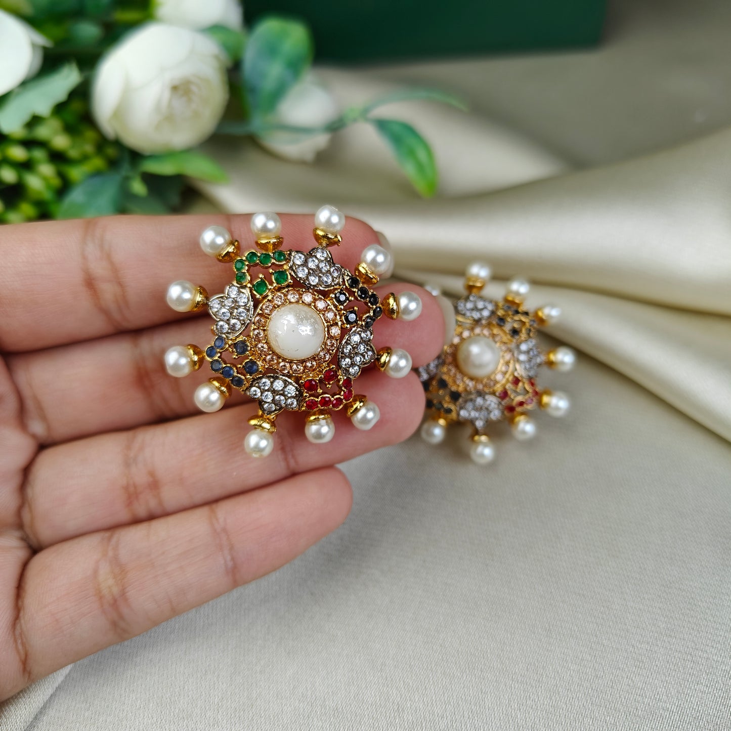 Satrangi Noor Studs