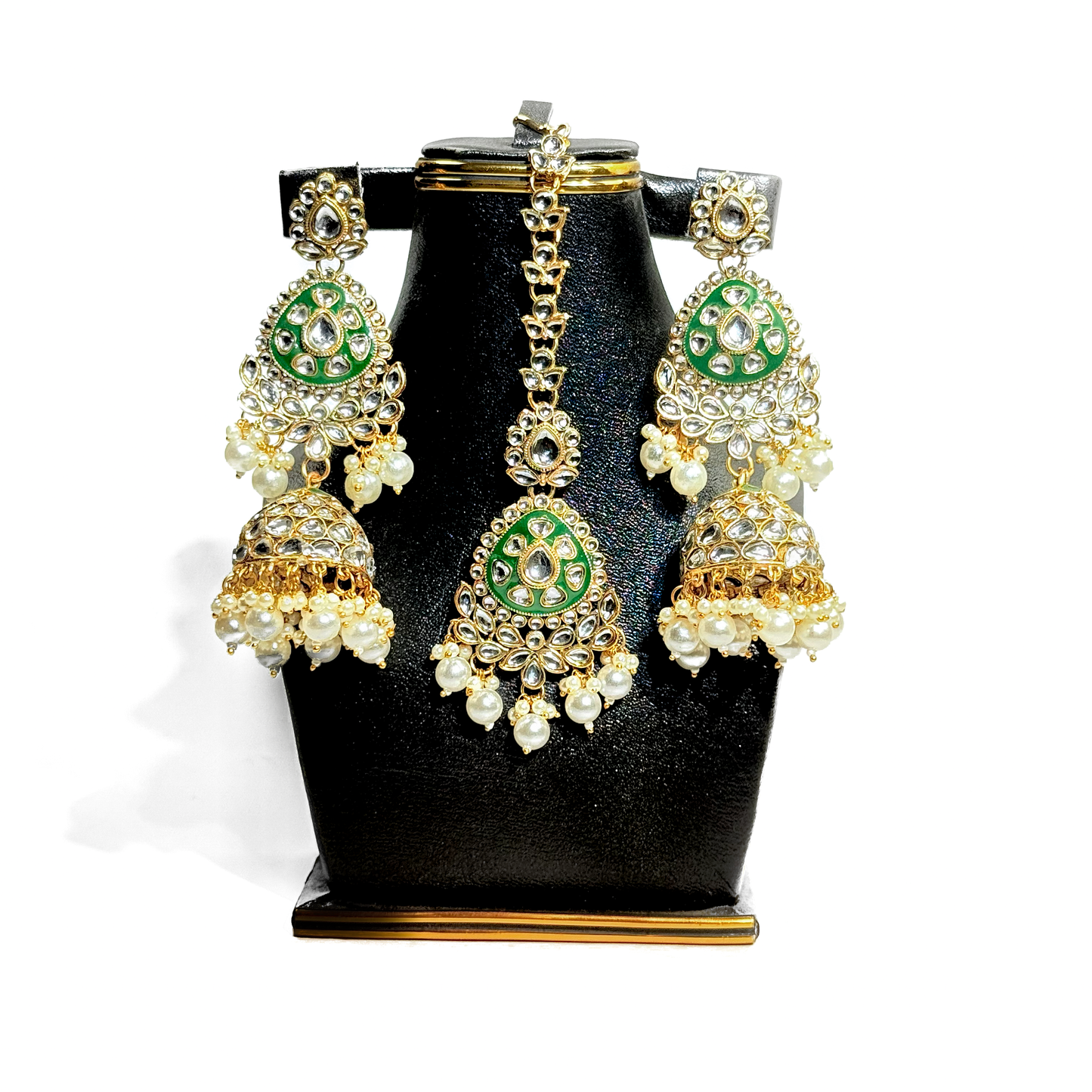 Tashfeen Earrings Tikka Set