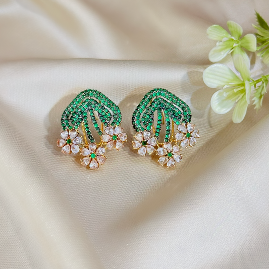 Resham Zircon Earrings