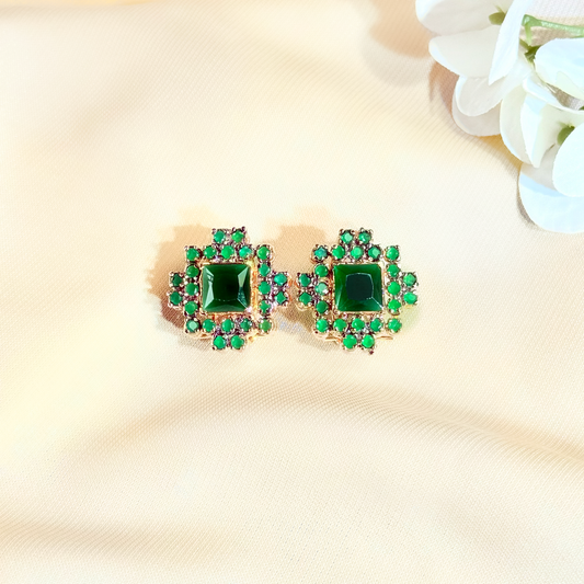 Jade Luxe Studs