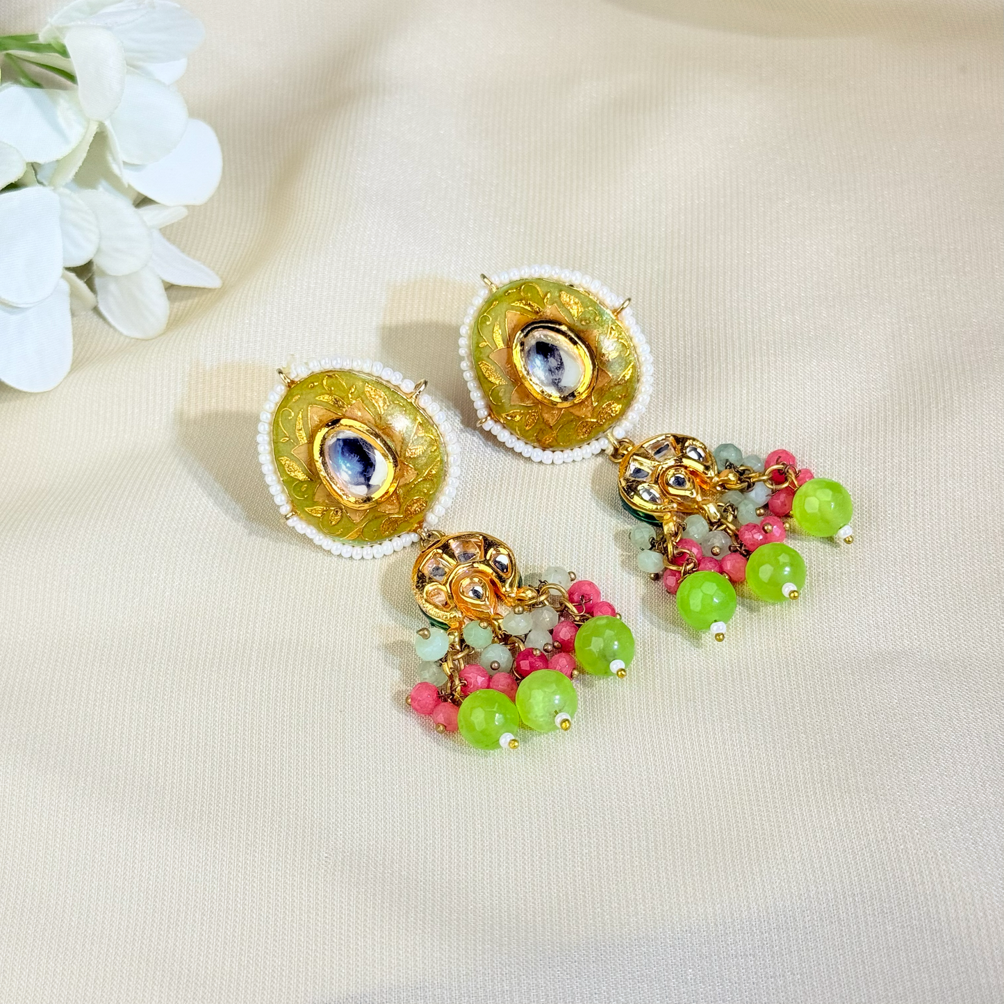 Mehreen Kundan Stud Earrings