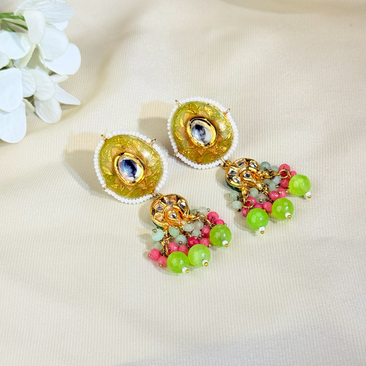 Mehreen Kundan Stud Earrings