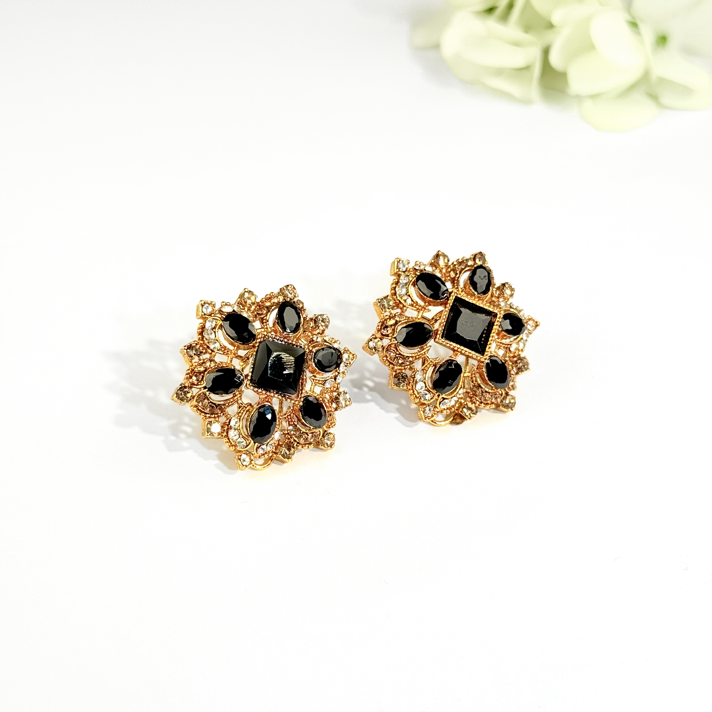Midnight Luxe Stud Earrings